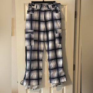 ROXY Women's Softshell Black & White Snow Ski Pants Size Small